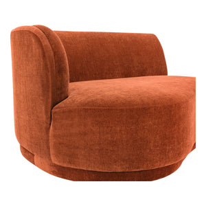 Moe's Home Yoon Modular Sectional Sofa - Versatile Comfort With Soft Upholstery For Stylish Living Spaces Red Upholstery, 100% Polyester,Fsc Wood 100% On Frame And Legs Jm-1017-06