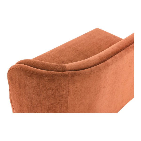 Moe's Home Yoon Modular Sectional Sofa - Versatile Comfort With Soft Upholstery For Stylish Living Spaces Red Upholstery, 100% Polyester,Fsc Wood 100% On Frame And Legs Jm-1018-06