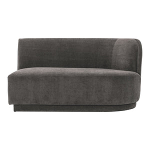 Moe's Home Yoon Modular Sectional Sofa - Versatile Comfort With Soft Upholstery For Stylish Living Spaces Grey Upholstery, 100% Polyester,Fsc Wood 100% On Frame And Legs Jm-1018-25