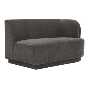 Moe's Home Yoon Modular Sectional Sofa - Versatile Comfort With Soft Upholstery For Stylish Living Spaces Grey Upholstery, 100% Polyester,Fsc Wood 100% On Frame And Legs Jm-1018-25