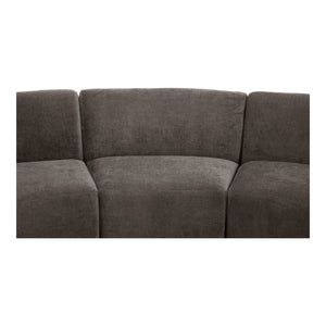 Moe's Home Yoon Modular Sectional Sofa - Unique Design For Comfort & Style In Versatile Living Spaces Grey Upholstery, 100% Polyester,Fsc Wood 100% On Frame And Legs Jm-1021-25