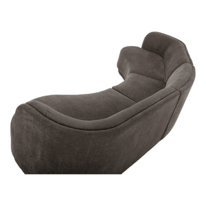 Moe's Home Yoon Modular Sectional Sofa - Unique Design For Comfort & Style In Versatile Living Spaces Grey Upholstery, 100% Polyester,Fsc Wood 100% On Frame And Legs Jm-1021-25