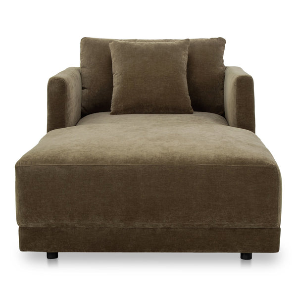Moe's Home Bryn Chaise: Eco-friendly Luxury With Sustainable Materials And Timeless Style For Your Space Green Upholstery, 50% Recycled Polyester,50% Virgin Polyester,Pine And Plywood Frame Jm-1026-27