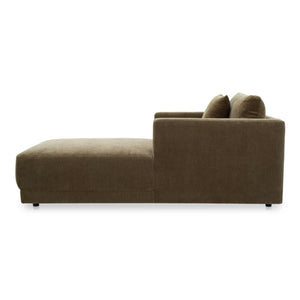 Moe's Home Bryn Chaise: Eco-friendly Luxury With Sustainable Materials And Timeless Style For Your Space Green Upholstery, 50% Recycled Polyester,50% Virgin Polyester,Pine And Plywood Frame Jm-1026-27