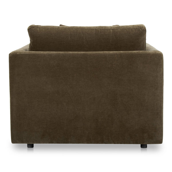 Moe's Home Bryn Chaise: Eco-friendly Luxury With Sustainable Materials And Timeless Style For Your Space Green Upholstery, 50% Recycled Polyester,50% Virgin Polyester,Pine And Plywood Frame Jm-1026-27