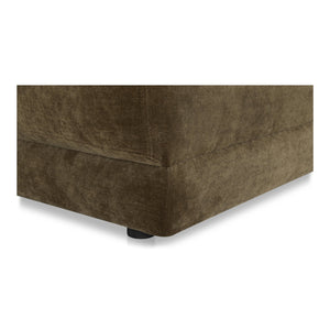 Moe's Home Bryn Chaise: Eco-friendly Luxury With Sustainable Materials And Timeless Style For Your Space Green Upholstery, 50% Recycled Polyester,50% Virgin Polyester,Pine And Plywood Frame Jm-1026-27