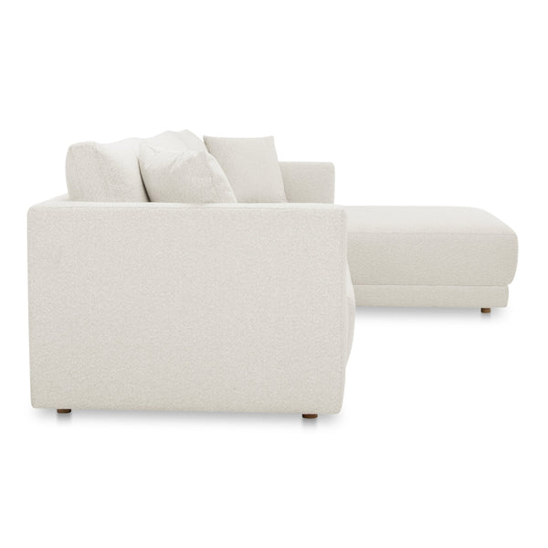 Moe's Home Bryn Sectional - Sustainable Design Meets Timeless Elegance With Eco-friendly Comfort And Style Beige Upholstery, 70% Recycled Polyester,30% Virgin Polyester,Pine And Plywood Frame Jm-1027-05-r-0