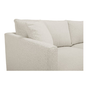 Moe's Home Bryn Sectional - Sustainable Design Meets Timeless Elegance With Eco-friendly Comfort And Style Beige Upholstery, 70% Recycled Polyester,30% Virgin Polyester,Pine And Plywood Frame Jm-1027-05-r-0