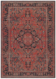 Safavieh Journey 153 JNY153 Power Loomed  Rug Navy / Red JNY153M-8SQ