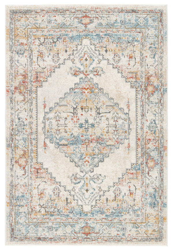 Jaipur Living Vibe by Jaipur Living Lisette Ornate Medallion Polypropylene Rug for Rooms Multicolor 9'10"X14' RUG152772