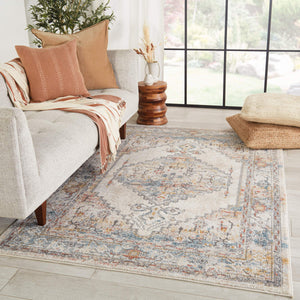 Jaipur Living Vibe by Jaipur Living Lisette Ornate Medallion Polypropylene Rug for Rooms Multicolor 9'10"X14' RUG152772