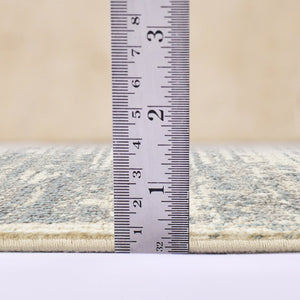 Amer Rugs Jordan Modern Geometric Power-loom Area Rug – Durable, Soft, Stain-resistant Floor Art For Your Home Light Blue Polypropylene Jor1110211