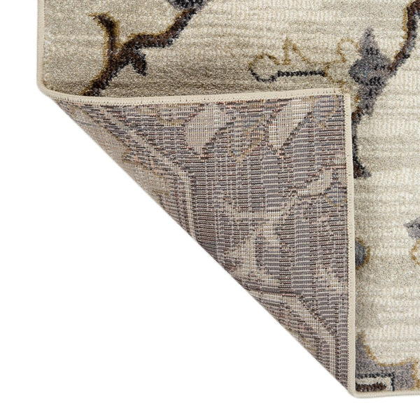 Amer Rugs Jordan Persian Bordered Power-loom Area Rug – Timeless Design, Softness & Durability For Any Space Ivory,Blue Polypropylene Jor10110211