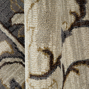 Amer Rugs Jordan Persian Bordered Power-loom Area Rug – Timeless Design, Softness & Durability For Any Space Ivory,Blue Polypropylene Jor10110211