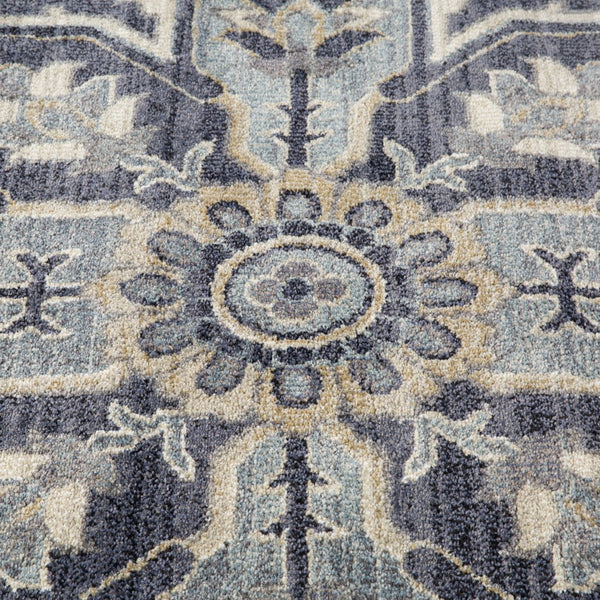 Amer Rugs Jordan Persian Bordered Power-loom Area Rug – Timeless Design, Softness & Durability For Any Space Purple Polypropylene Jor12110211