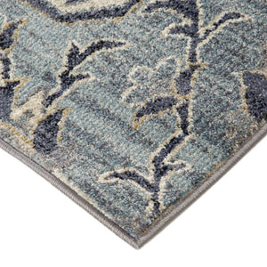 Amer Rugs Jordan Persian Bordered Power-loom Area Rug – Timeless Design, Softness & Durability For Any Space Purple Polypropylene Jor12110211