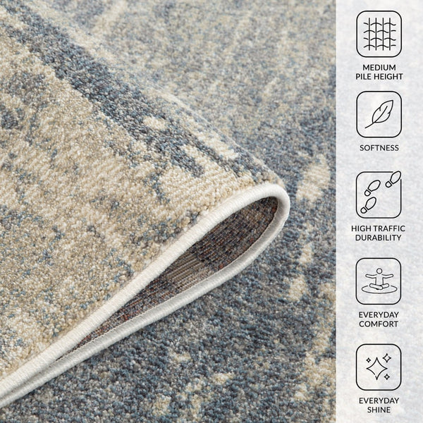 Amer Rugs Jordan Contemporary Power-loom Area Rug - Timeless Style, Easy Care, And Luxurious Softness For Any Room Gray Polypropylene Jor13110211