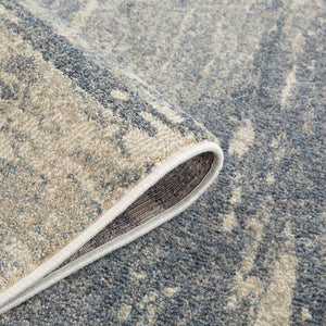 AMER Rugs Jordan Delia JOR-13 Power-Loomed Machine Made Polypropylene Modern & Contemporary Abstract Rug Gray 9'2" x 12'2"