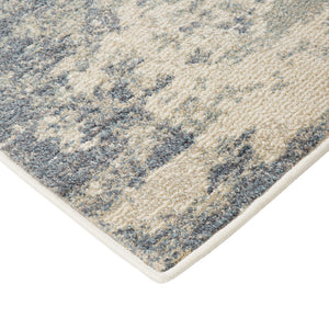 AMER Rugs Jordan Cary JOR-14 Power-Loomed Machine Made Polypropylene Modern & Contemporary Abstract Rug Light Gray 9'2" x 12'2"