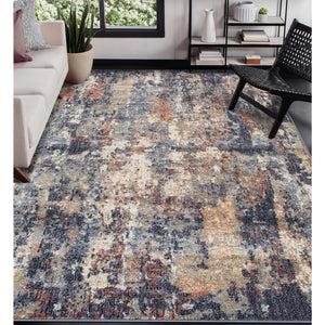 AMER Rugs Jordan Cary JOR-4 Power-Loomed Machine Made Polypropylene Modern & Contemporary Abstract Rug Multi 9'2" x 12'2"