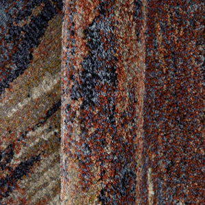 AMER Rugs Jordan Delia JOR-5 Power-Loomed Machine Made Polypropylene Modern & Contemporary Abstract Rug Rust 9'2" x 12'2"