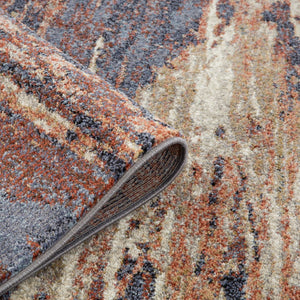 Amer Rugs Jordan Contemporary Power-loom Area Rug - Timeless Style, Easy Care, And Luxurious Softness For Any Room Beige,Rust Polypropylene Jor6110211