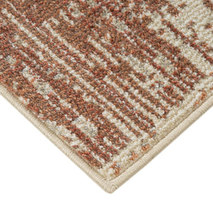 AMER Rugs Jordan Aly JOR-7 Power-Loomed Machine Made Polypropylene Modern & Contemporary Geometric Rug Sand 9'2" x 12'2"