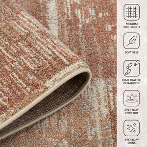 Amer Rugs Jordan Modern Geometric Power-loom Area Rug – Durable, Soft, Stain-resistant Floor Art For Your Home Sand Polypropylene Jor72710