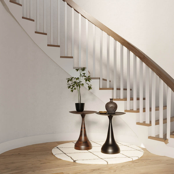 Lh Imports Polina Side Table – Elevate Your Space With Contemporary Design And Timeless Elegance For Any Room Black Mango Jpo0033-i