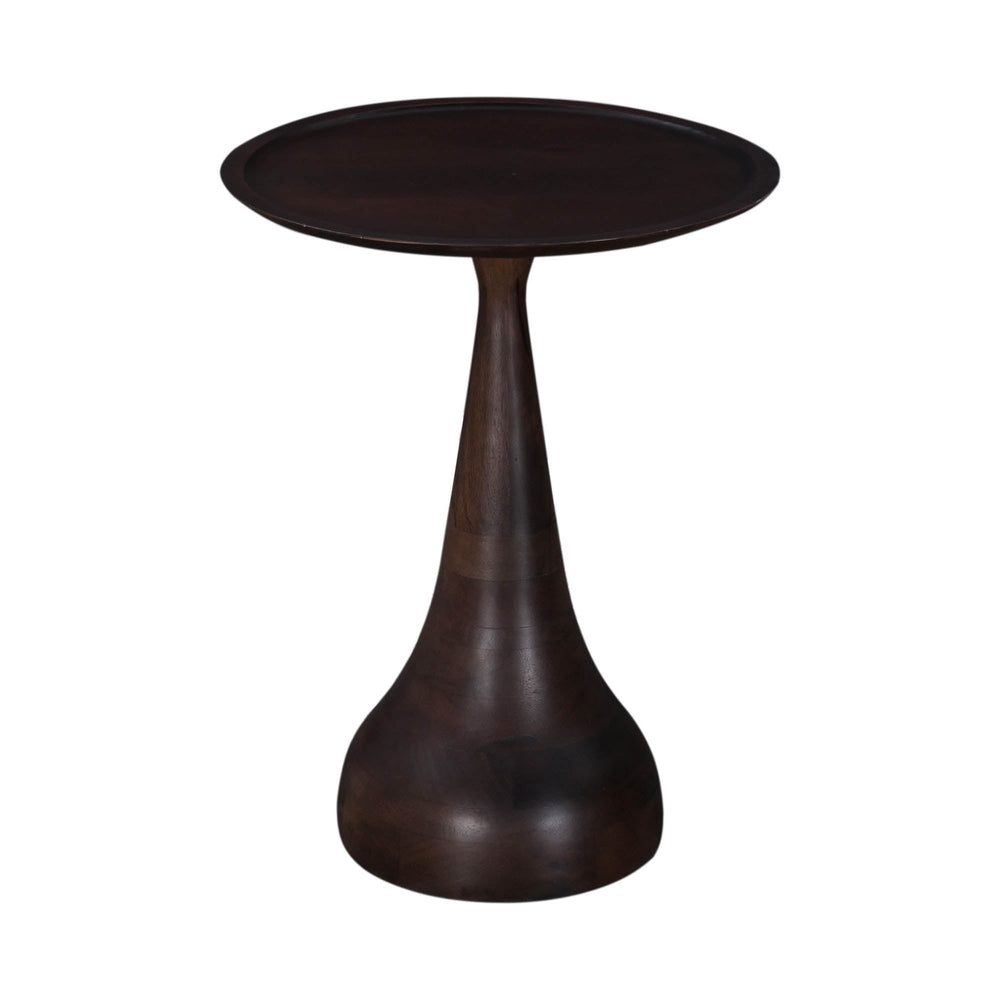 Lh Imports Polina Side Table – Elevate Your Space With Contemporary Design And Timeless Elegance For Any Room Brown Mango Jpo0033-p