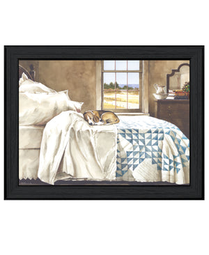 English Elm "home Alone" Artisan Framed Print by John Rossini Minimalist Black Wood Wall Art B06788627