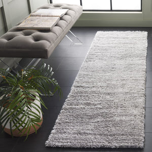 Safavieh Jasmine Shag Area Rug - Luxurious Plush Texture In Elegant Neutral Tones For Every Home Décor Ivory ,Grey Polyester Jsm100b-7