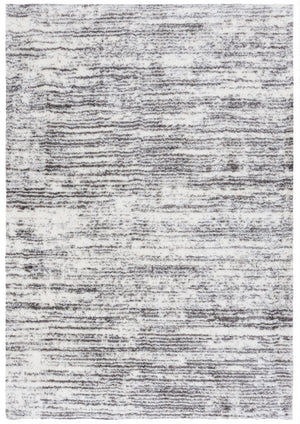 Safavieh Jasmine Shag Area Rug - Luxurious Plush Texture In Elegant Neutral Tones For Every Home Décor Ivory ,Grey Polyester Jsm100b-7