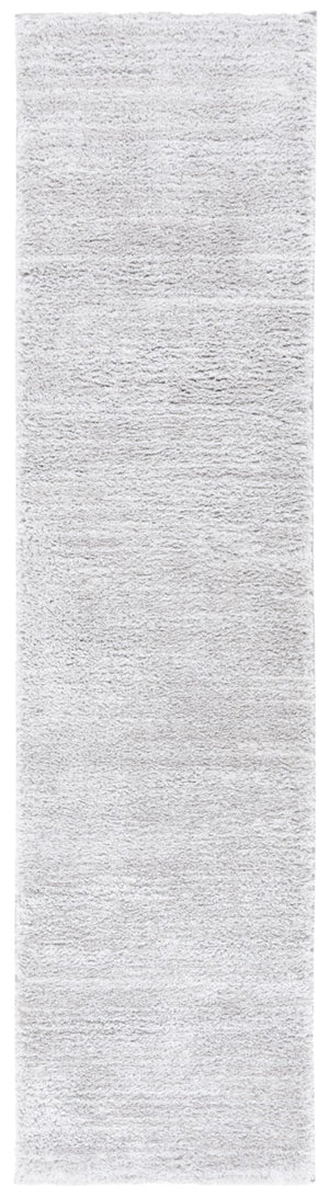 Safavieh Jasmine Shag 100 Power Loomed Shag & Flokati Rug Light Grey / Ivory 9' x 12'