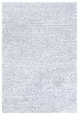 Safavieh Jasmine Shag 100 Power Loomed Shag & Flokati Rug Light Grey / Ivory 5'-3" x 7'-6"