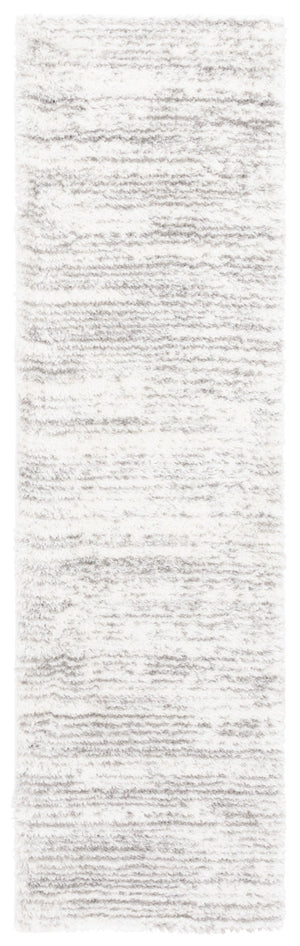 Safavieh Jasmine Shag Area Rug - Luxurious Plush Texture In Elegant Neutral Tones For Every Home Décor Grey ,Ivory Polyester Jsm100g-7