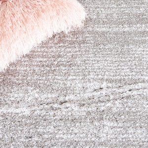 Safavieh Jasmine Shag 100 Power Loomed Shag & Flokati Rug Grey / Ivory 5'-3" x 7'-6"