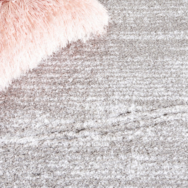 Safavieh Jasmine Shag 100 Power Loomed Shag & Flokati Rug Grey / Ivory 5'-3" x 7'-6"