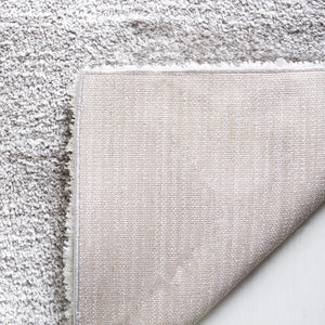 Safavieh Jasmine Shag 100 Power Loomed Shag & Flokati Rug Grey / Ivory 5'-3" x 7'-6"