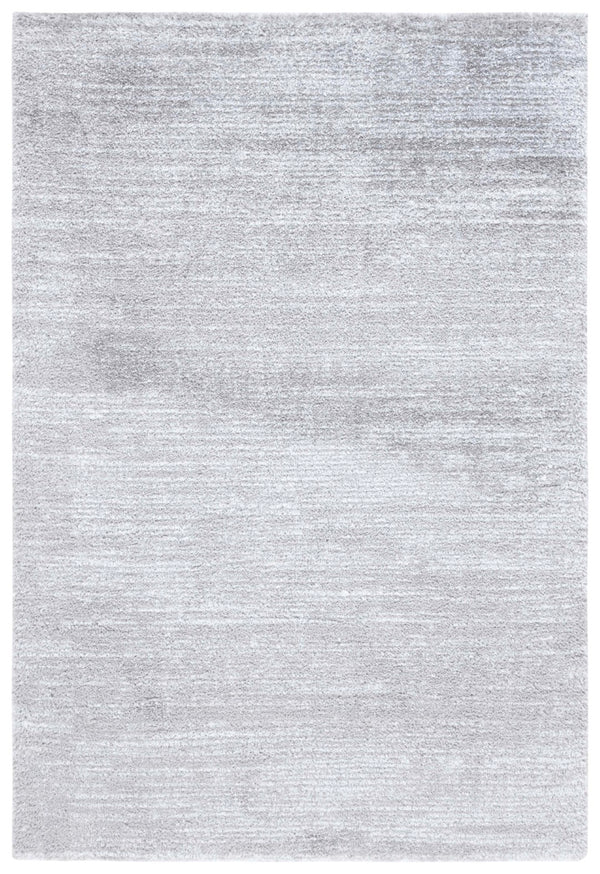 Safavieh Jasmine Shag 100 Power Loomed Shag & Flokati Rug Grey / Ivory 5'-3" x 7'-6"