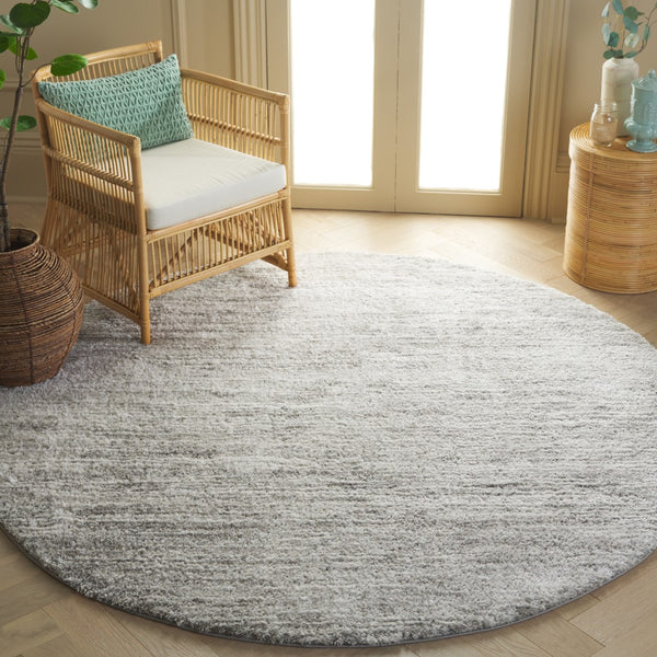 Safavieh Jasmine Shag Area Rug - Luxurious Plush Texture In Elegant Neutral Tones For Every Home Décor Grey ,Ivory Polyester Jsm100g-7