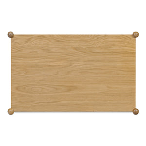 Moe's Home Billy Nightstand - Playful Oak Veneer Design With Unique Legs For Whimsical Bedroom Charm Natural Oak Veneer Over Mdf Frame,Solid Oak Leg And Handle Ju-1002-24