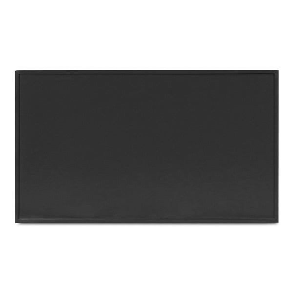 Moe's Home Reagan Nightstand - Elegant 3-drawer Design With Classic Knock-style Handles And Modern Craftsmanship Black Mdf & Acacia Top & Frame,Mdf Sides & Drawer Ju-1007-02