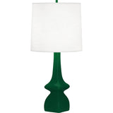 Robert Abbey Jungle Jasmine Table Lamp Jungle GLAZED CERAMIC Oyster Linen Shade