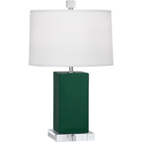 Robert Abbey Jungle Harvey Accent Lamp Jungle Glazed Ceramic Oyster Linen Shade With Self Fabric Top Diffuser