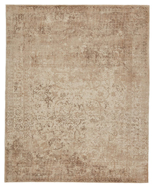 Jaipur Living Jaipur Living Vanja Wool Viscose Accent Rug Handloomed Medallion Vintage Neutral RUG149776