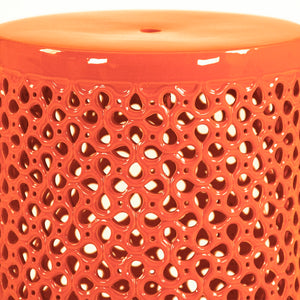 Lanie Garden Stool Orange Orange JW001 Orange Zentique