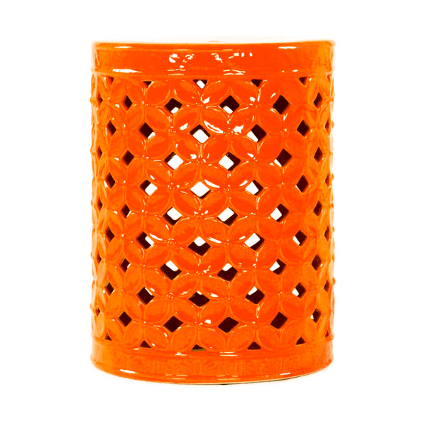Garden Stool Orange JW003 Orange Zentique