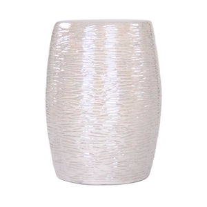 Garden Stool Iridescent Grey JW004 Grey Zentique