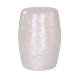 Garden Stool Iridescent Grey JW004 Grey Zentique